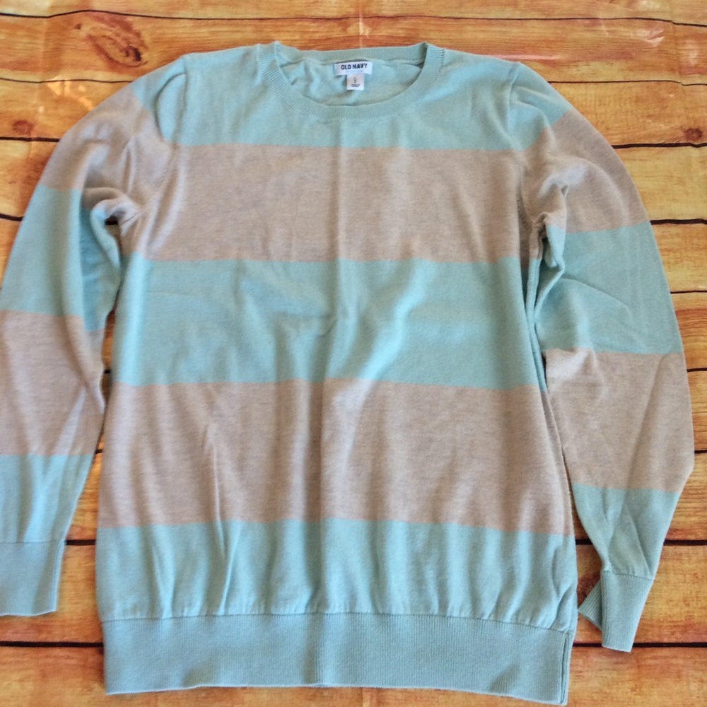 NWOT Old Navy Blue & Gray Sweater Sz Med #188